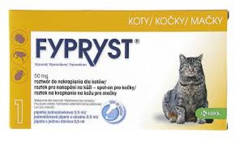 Preparati protiv spoljnih parazita mačaka Fypryst Cat 1ampulal - Nema na stanju